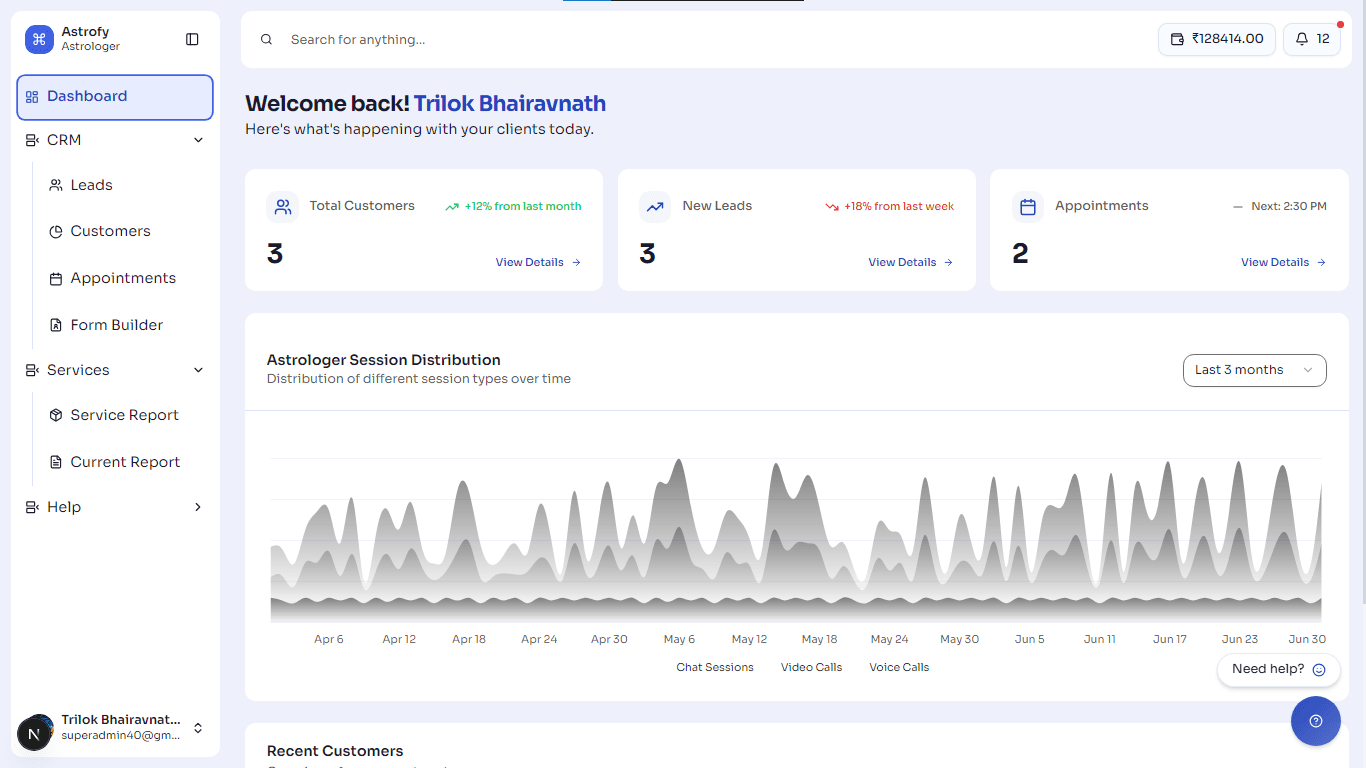 Namo Dashboard
